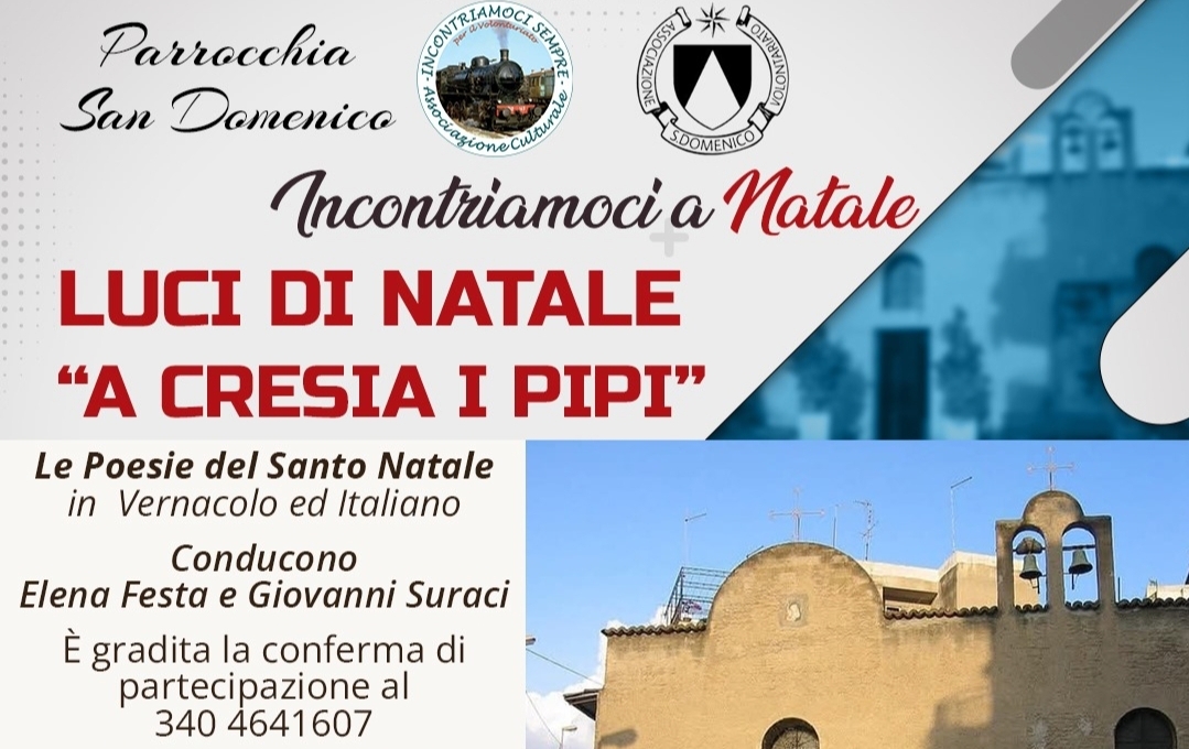 Luci di Natale a Cresia i pipi
