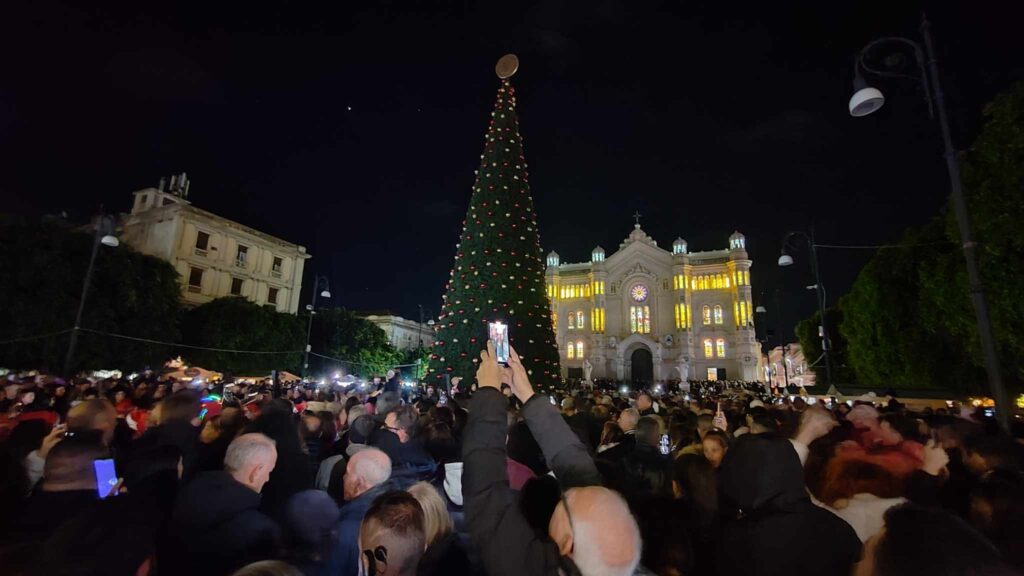 accensione albero natale reggio calabria 2024