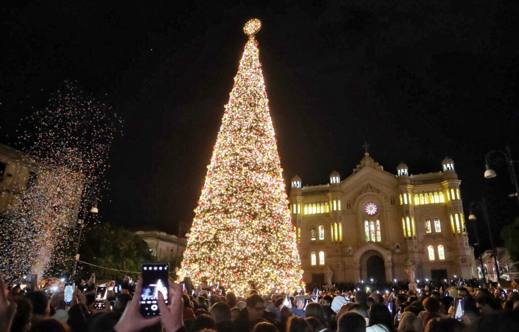 accensione albero natale reggio calabria 2024