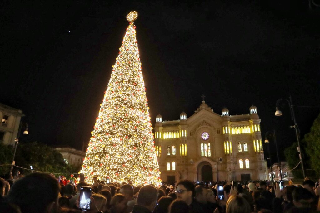 accensione albero natale reggio calabria 2024