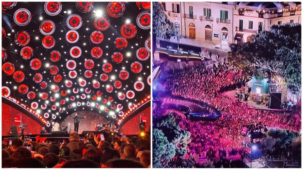 Capodanno Rai Reggio Calabria palco pubblico