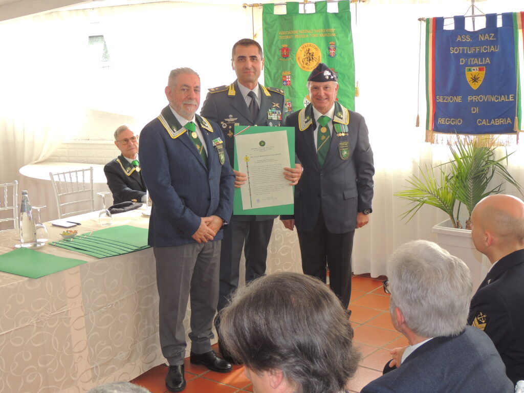 Consegna Diploma Benemerenza Mauriziano