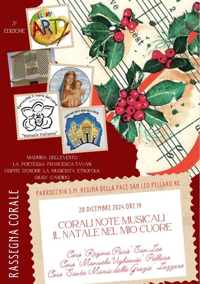 Corali Note Musicali, il Natale nel Mio Cuore