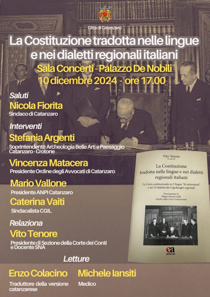 Costituzione in dialetto