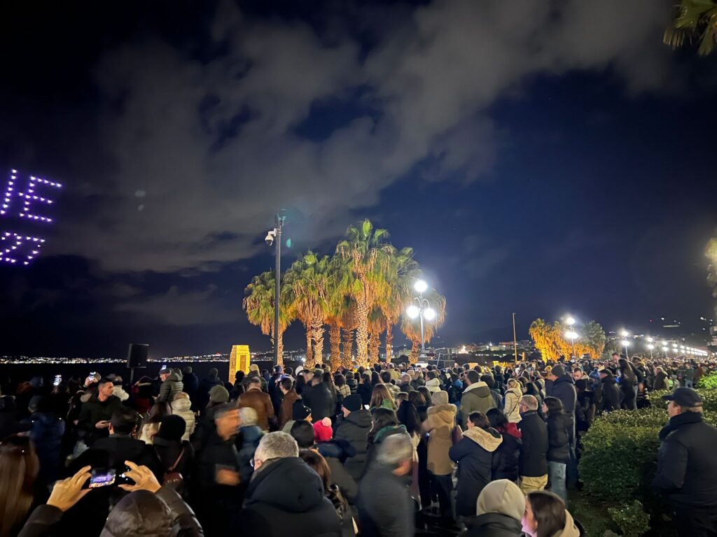 DroneShow lungomare reggio calabria 21 dicembre 2024