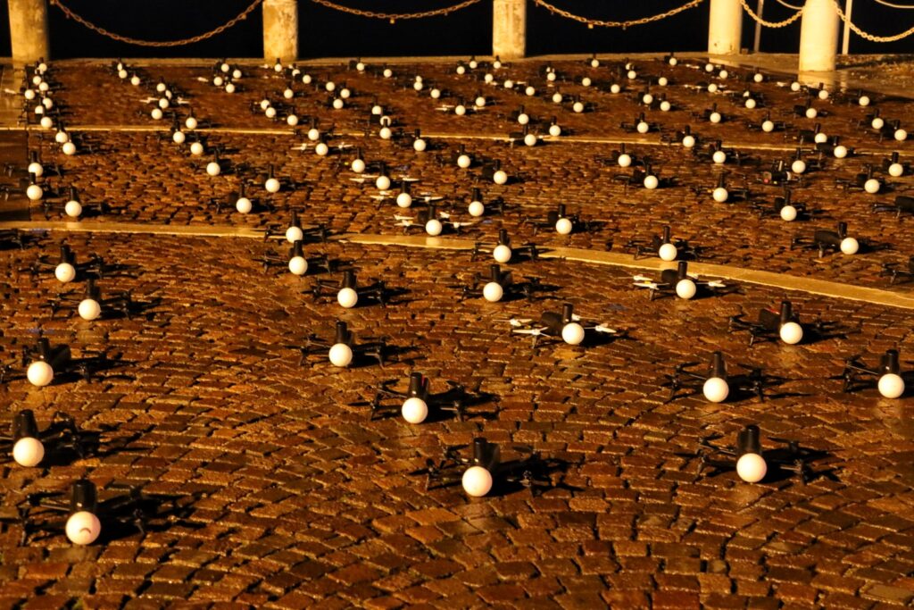 DroneShow lungomare reggio calabria 21 dicembre 2024