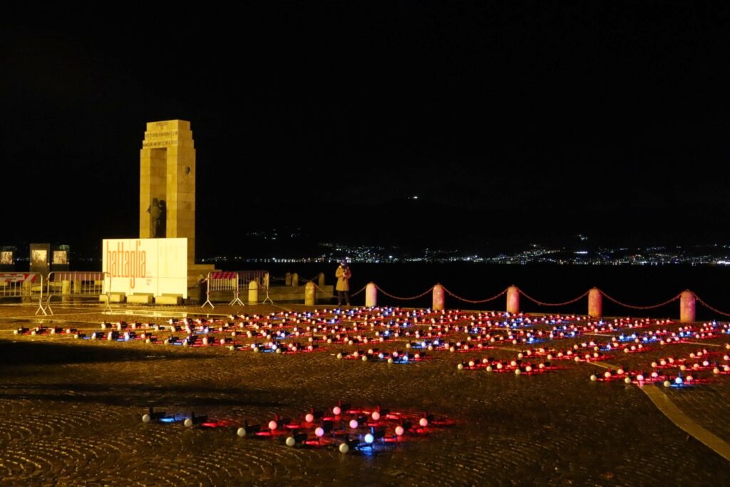 DroneShow lungomare reggio calabria 21 dicembre 2024