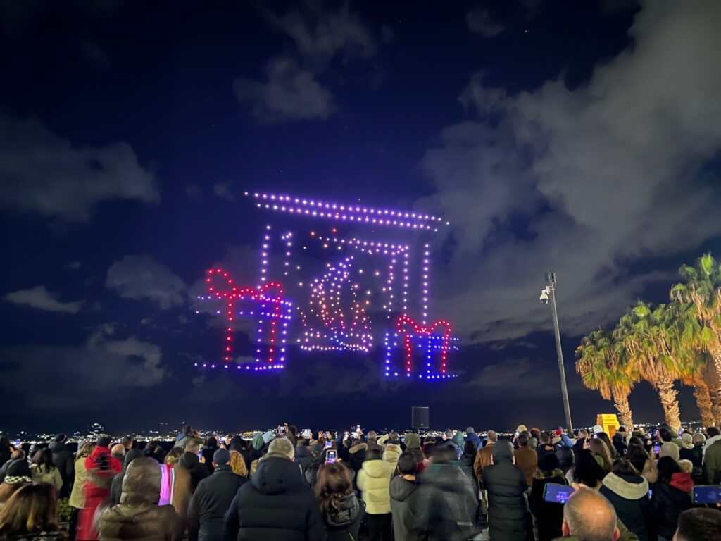 DroneShow lungomare reggio calabria 21 dicembre 2024