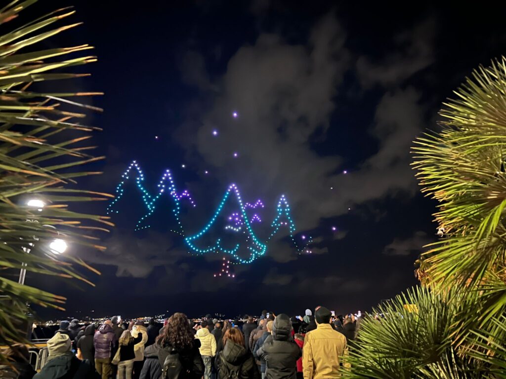 DroneShow lungomare reggio calabria 21 dicembre 2024