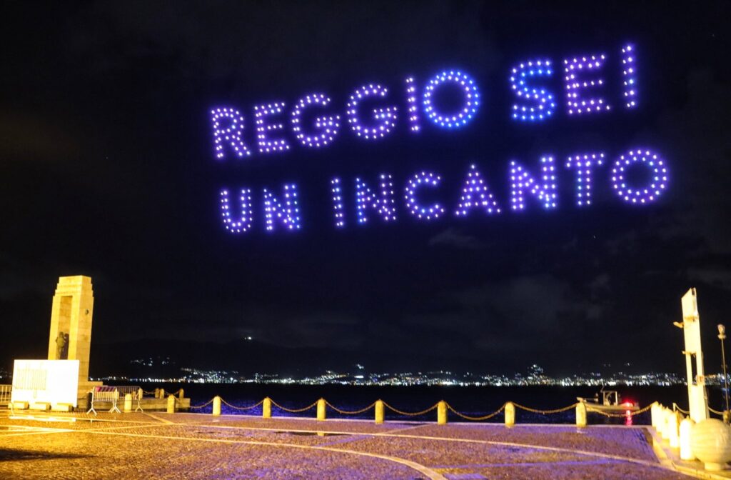 DroneShow lungomare reggio calabria 21 dicembre 2024