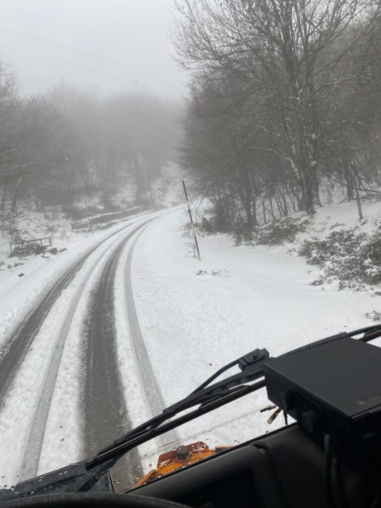 Emergenza neve SS.PP. 166 e 168