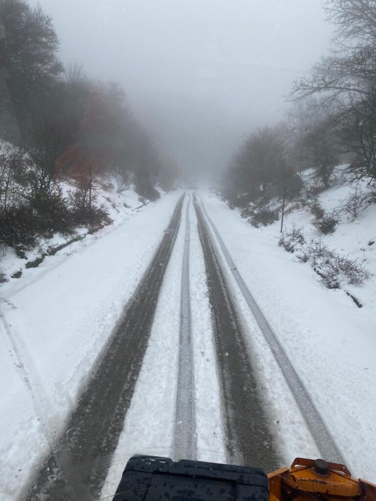 Emergenza neve SS.PP. 166 e 168