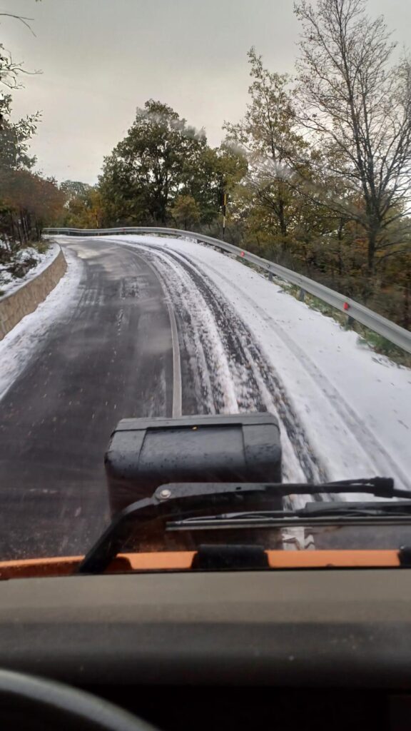 Emergenza neve SS.PP. 166 e 168