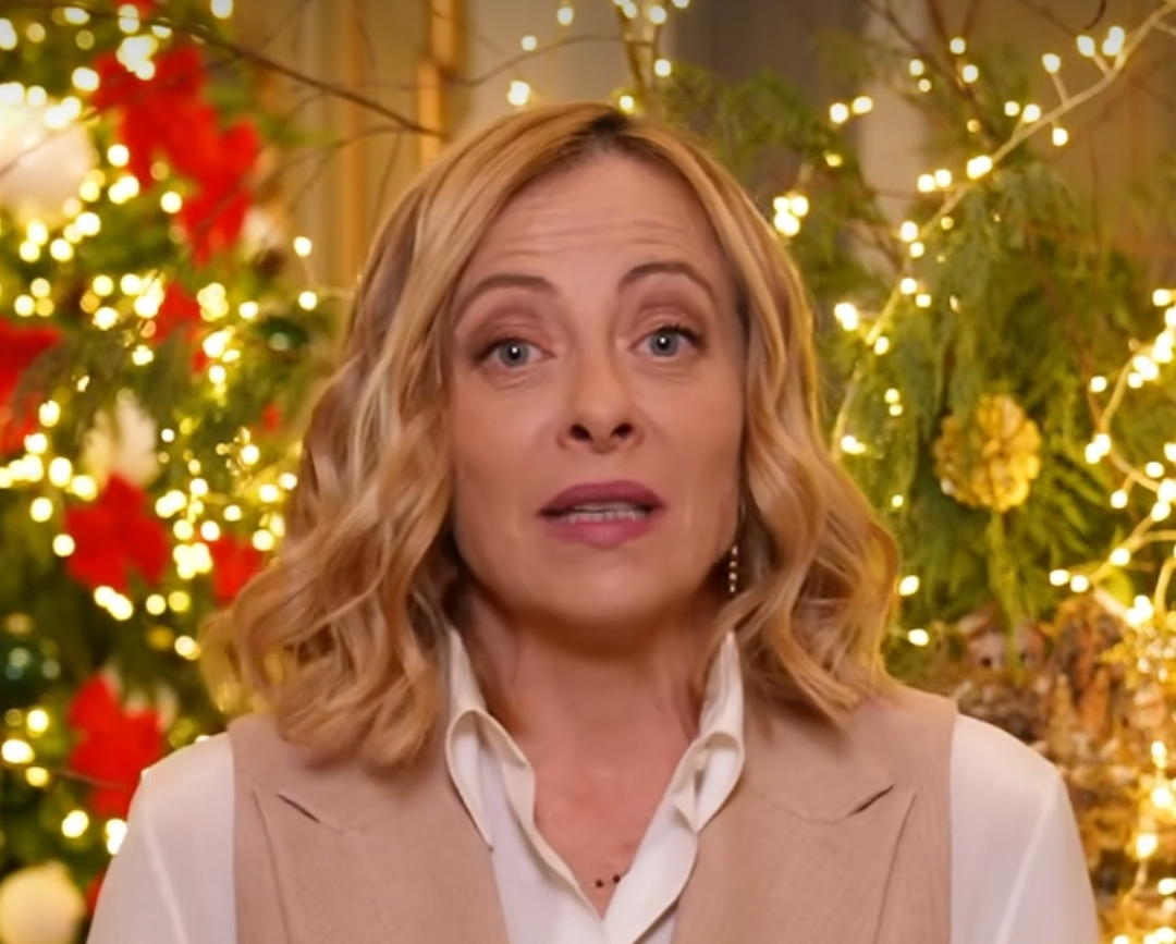 Giorgia Meloni auguri Natale