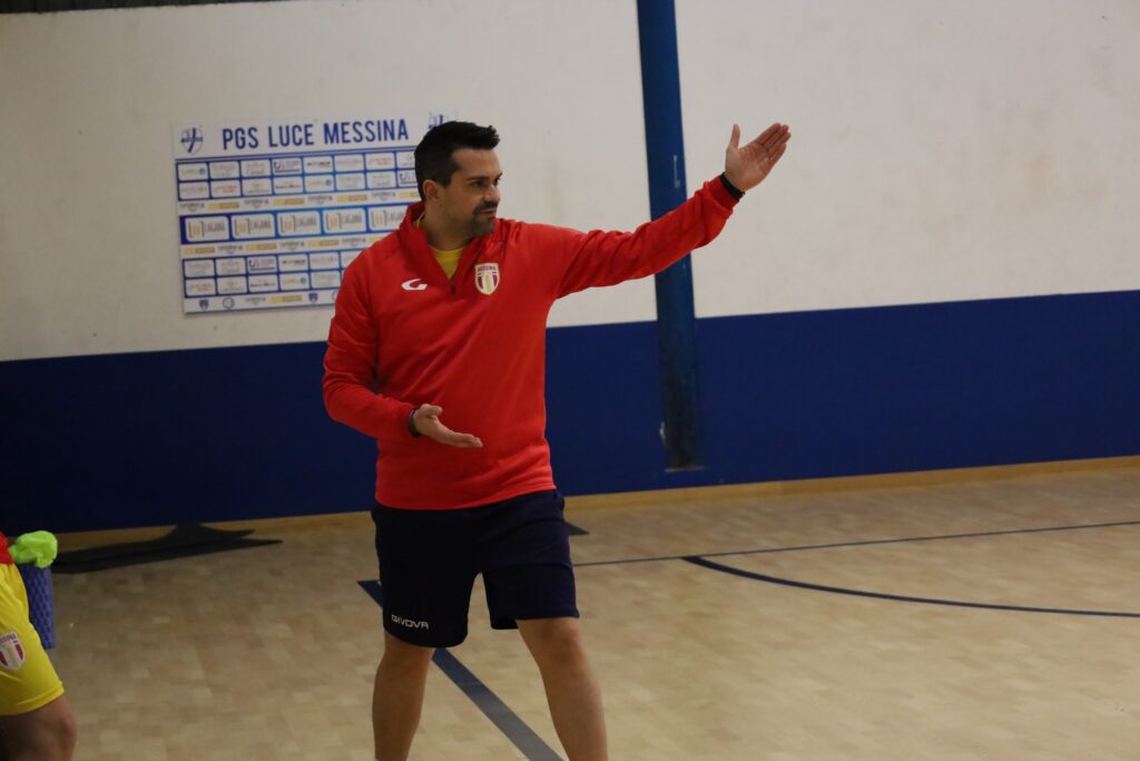 Il tecnico Giuseppe Fiorenza (MESSINA FUTSAL)