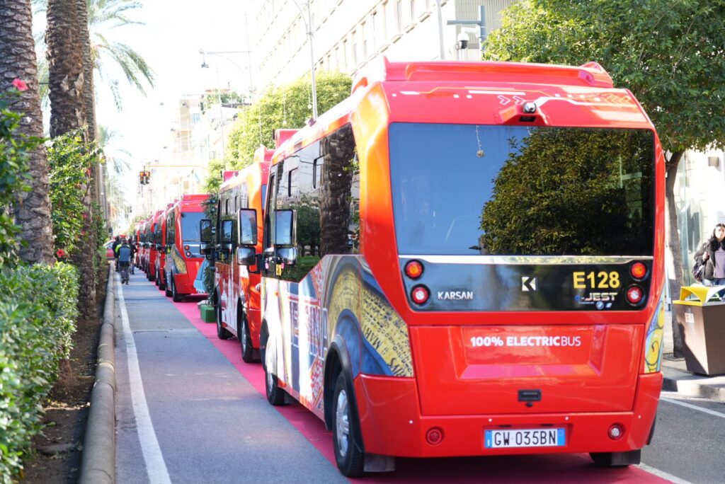 Inaugurazione 24 bus elettrici messina