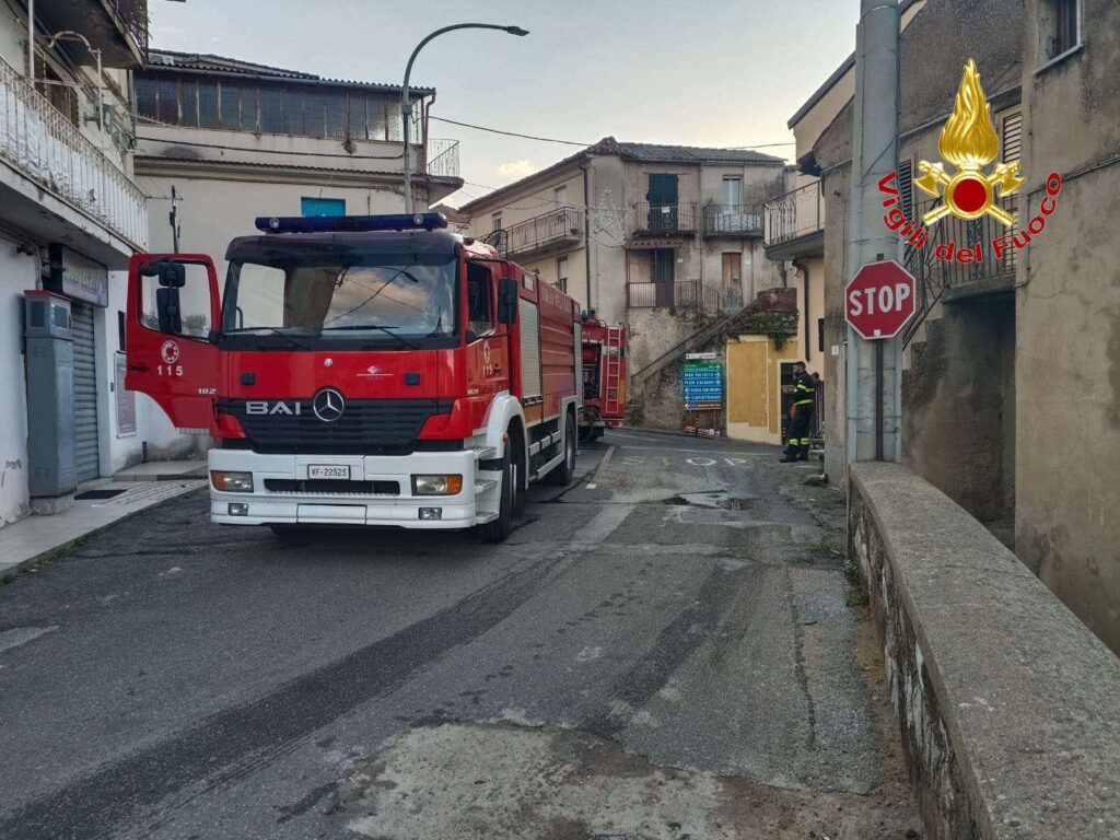 Incendio Vibo Valentia