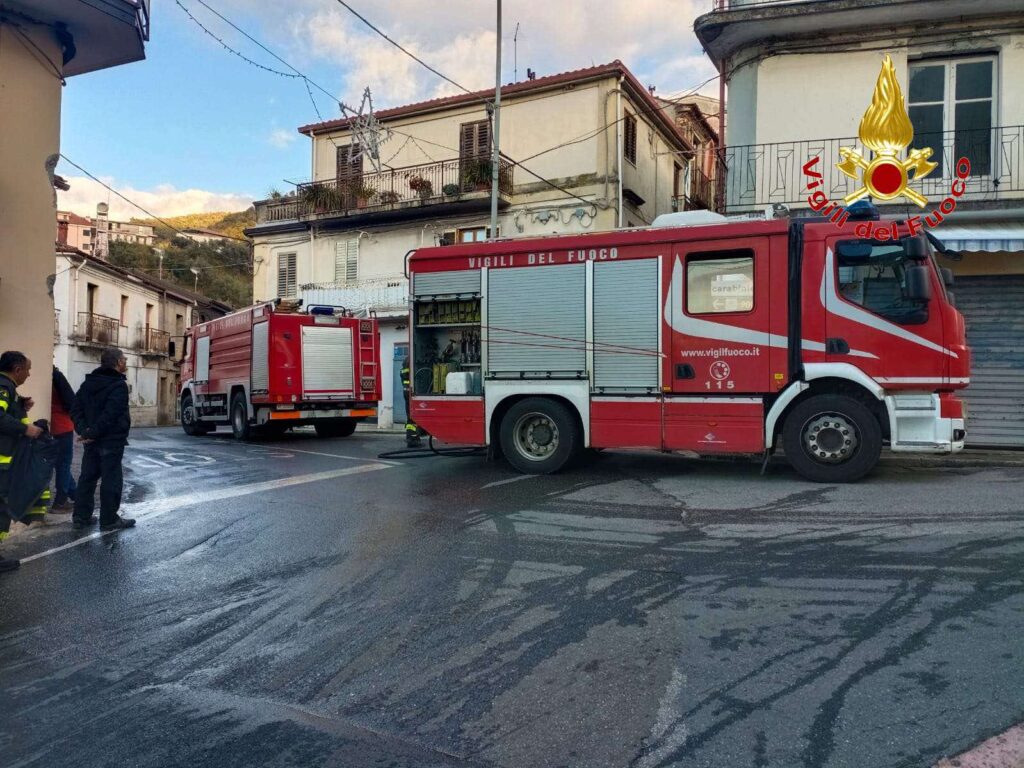 Incendio Vibo Valentia