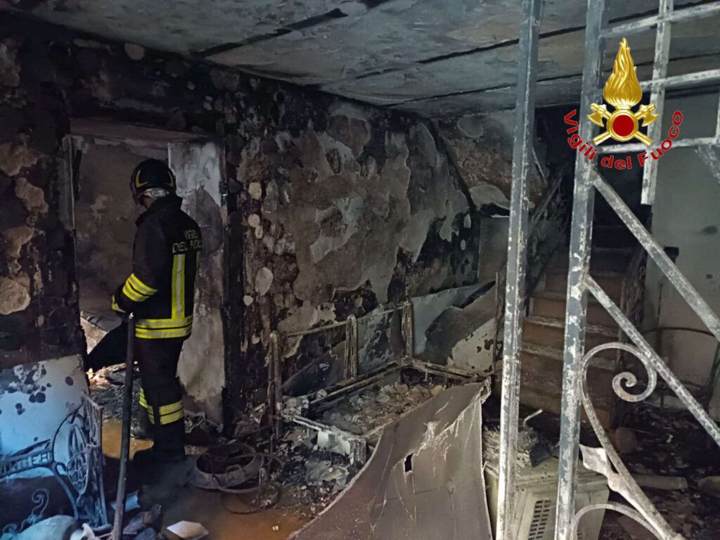 Incendio Vibo Valentia