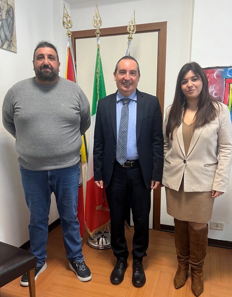 Leon Zingales con Roberta Crupi e Francesco Monforte Uff. pensioni