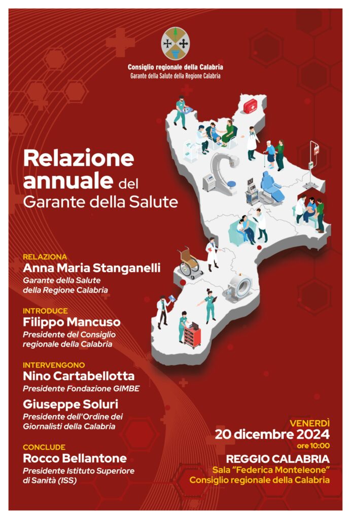 locandina evento relazione annuale garante calabria