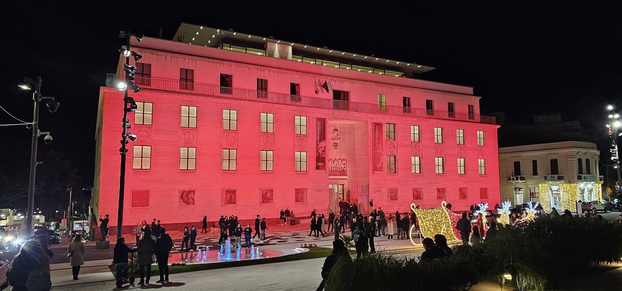 Museo Reggio Calabria luci notte MArRC