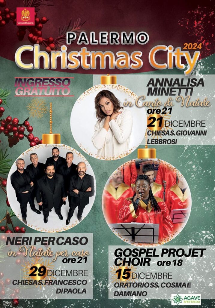 Palermo Christmas City 2024 locandina