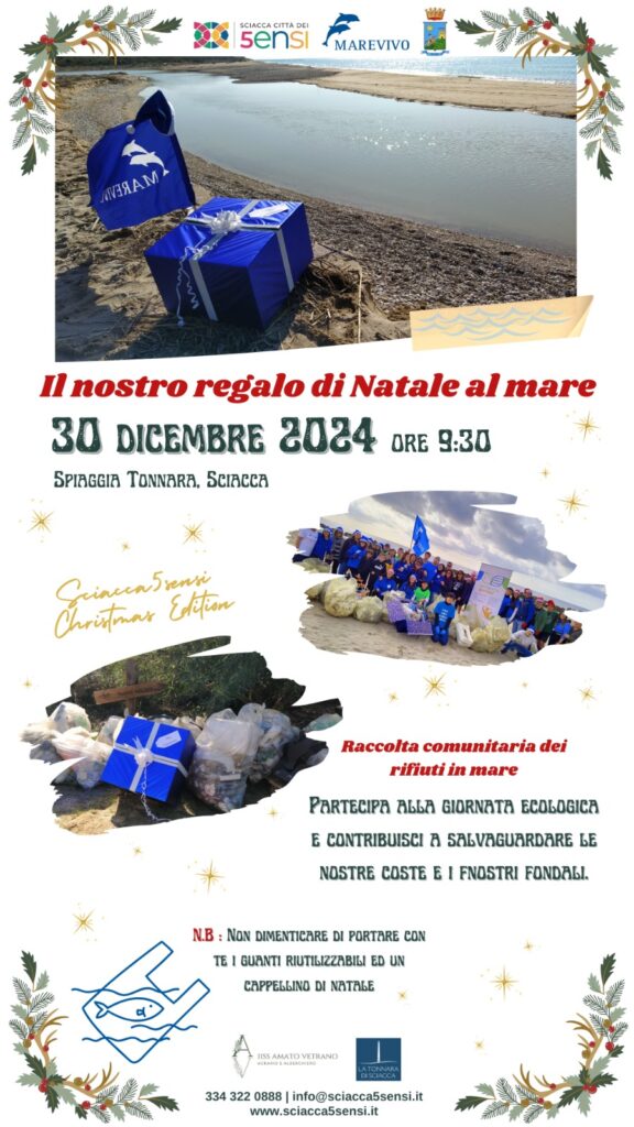 Pulizia spiaggia tonnara sciacca