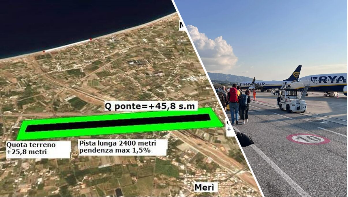 aeroporto mela – aeroporto stretto