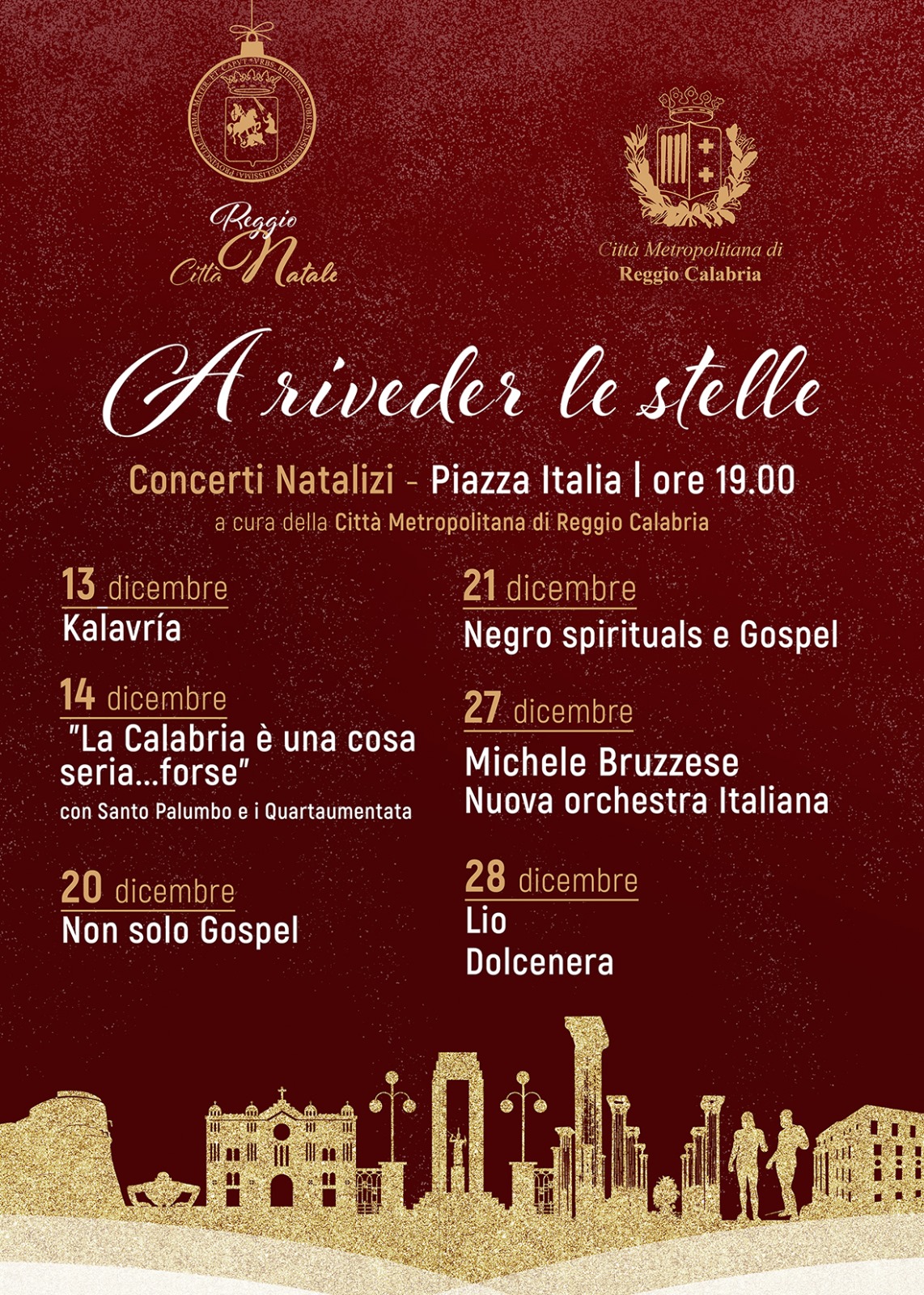 concerti natale - città metropolitana reggio calabria