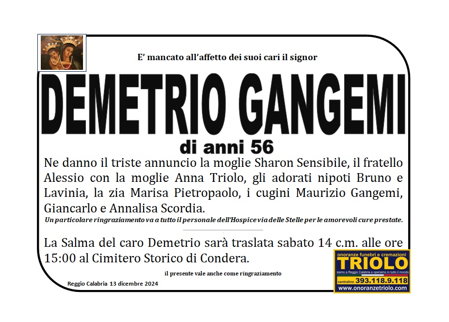 gangemi Demetrio