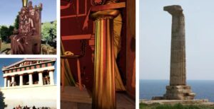 il mito della colonna dorata nel tempio di hera lacinia a capocolonna