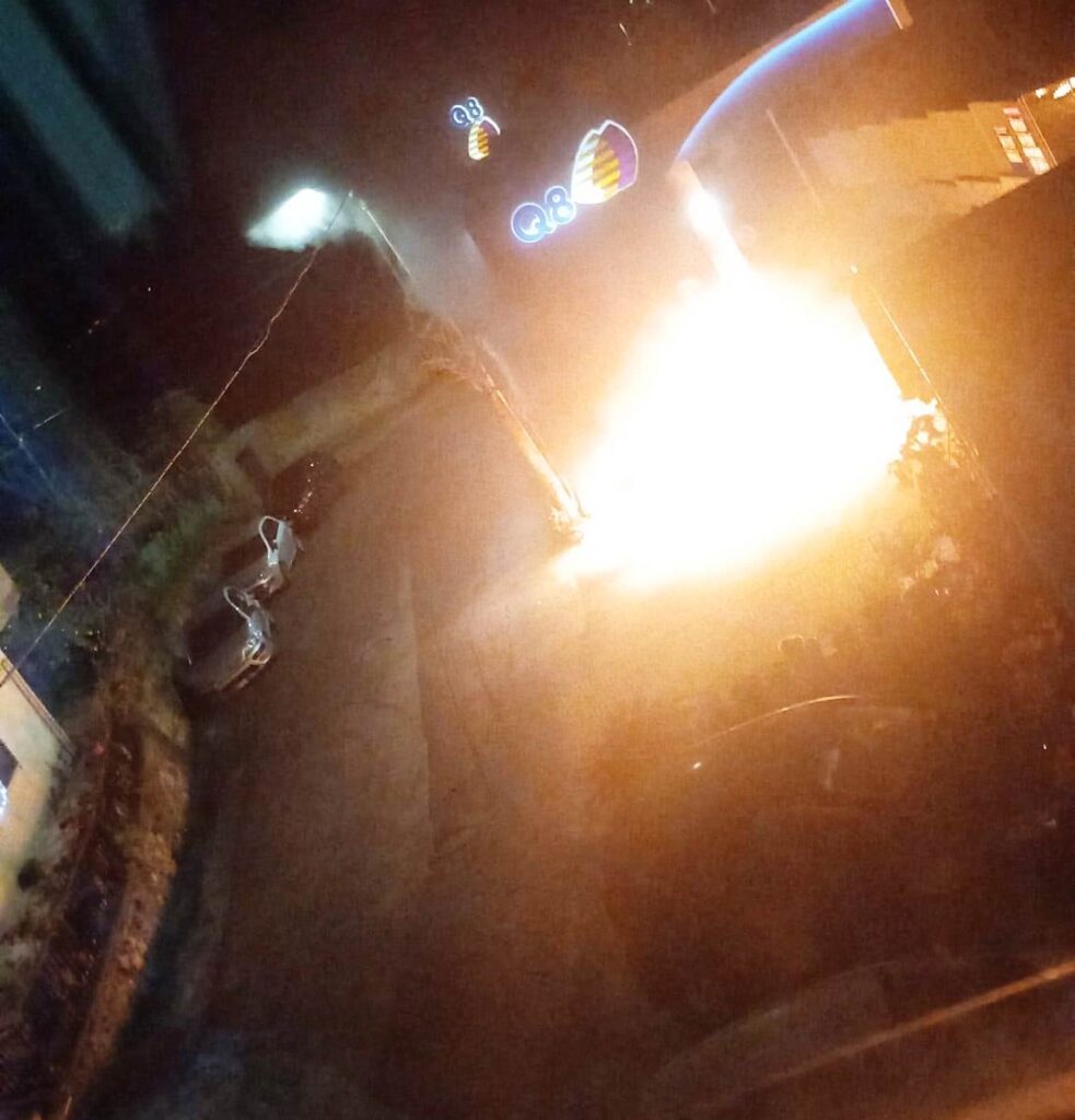 incendio auto mosorrofa reggio calabria