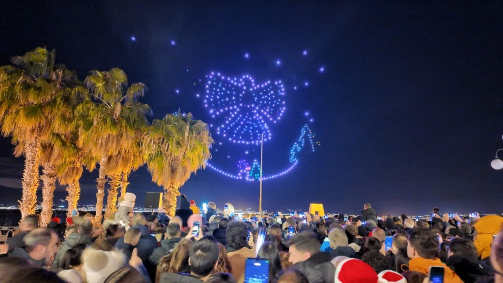 spettacolo droni natale 2024 reggio calabria