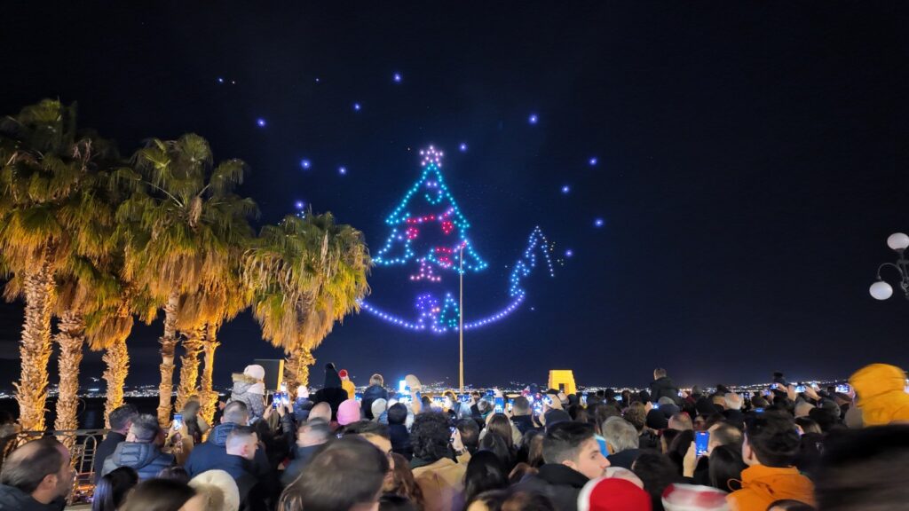 spettacolo droni natale 2024 reggio calabria