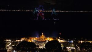 spettacolo droni natale 2024 reggio calabria