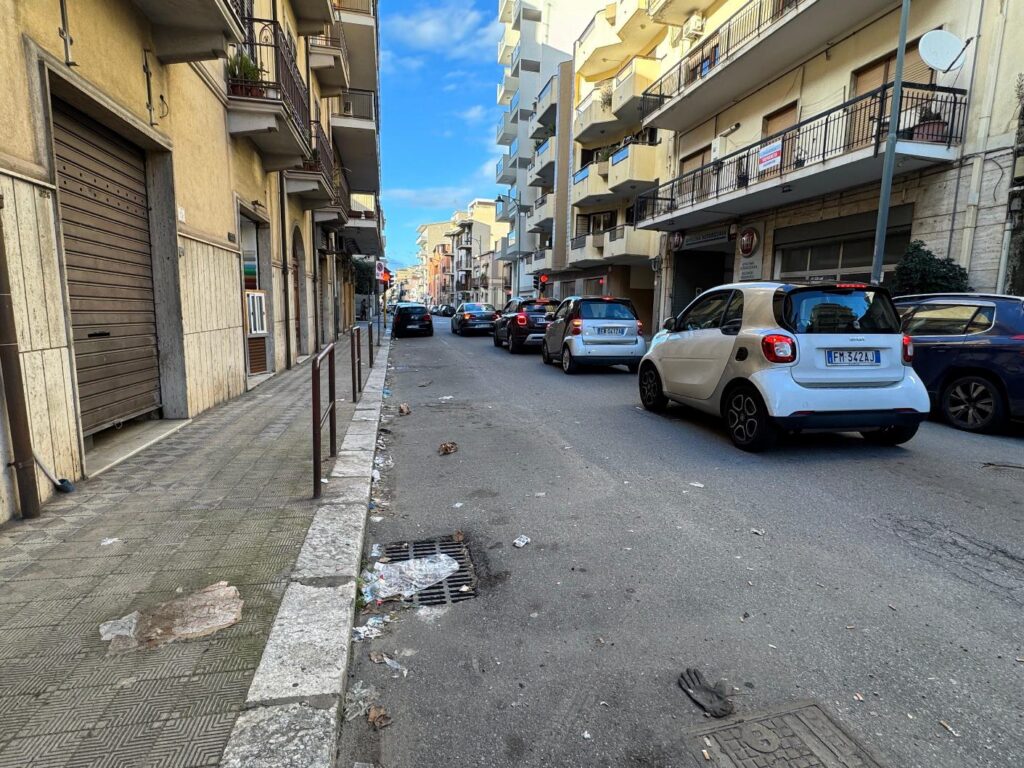 sporcizia via sbarre centrali