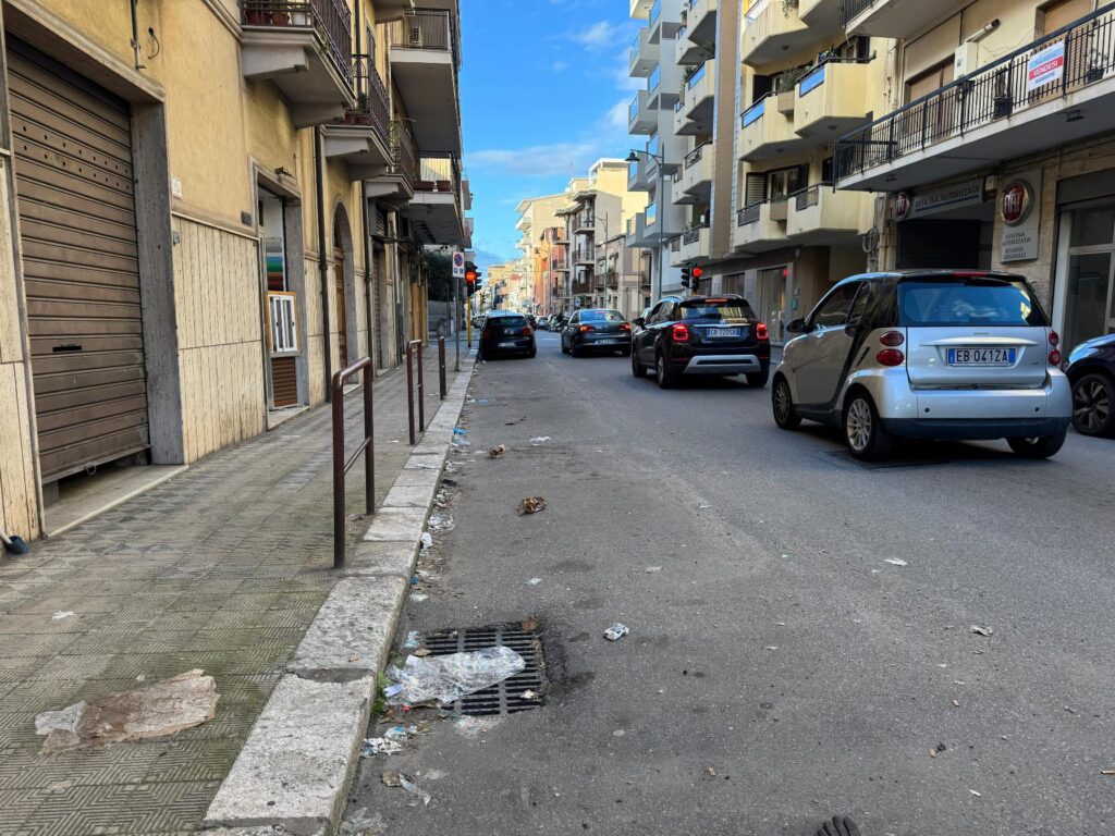 sporcizia via sbarre centrali