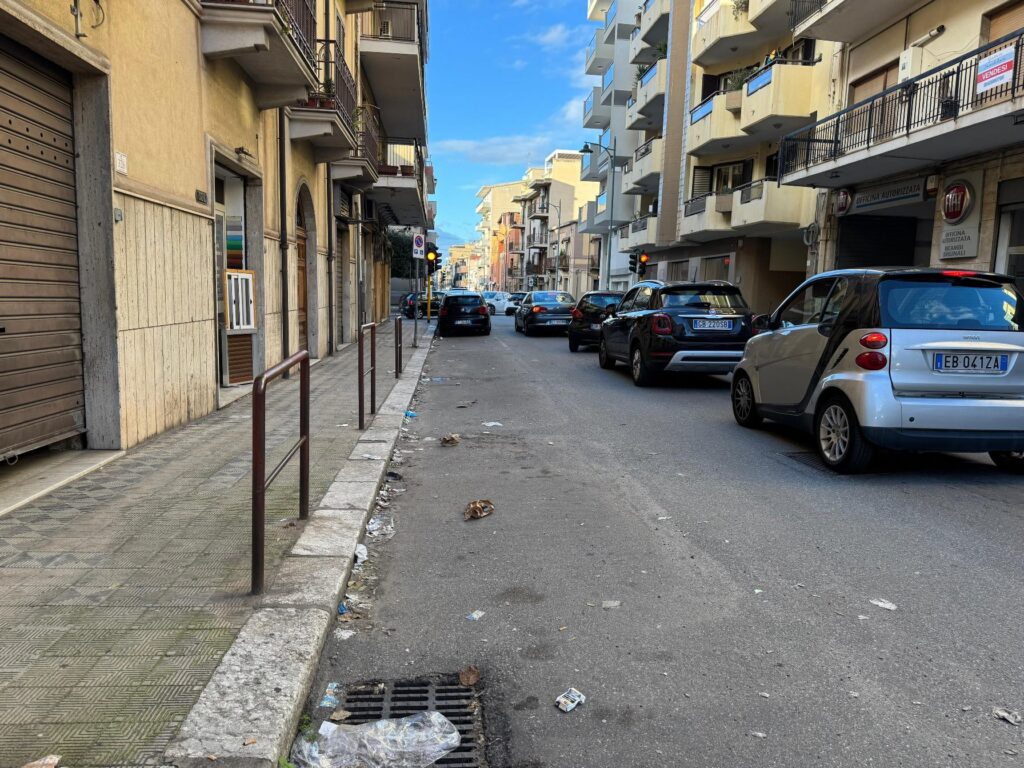 sporcizia via sbarre centrali