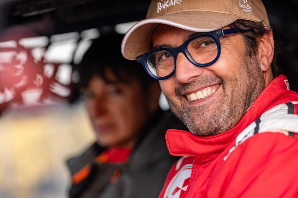 Antonio Ricciari con la copilota Simona Morosi