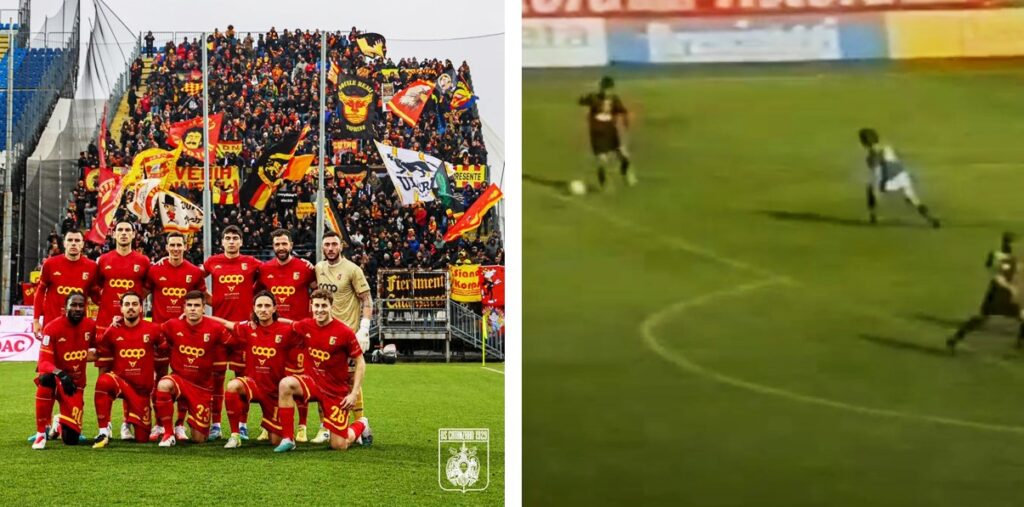 Catanzaro e gol Cozza Reggina a Brescia