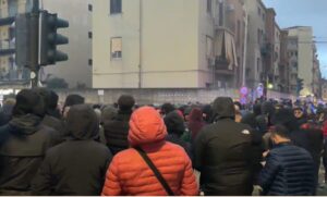 Contestazione tifosi Catania