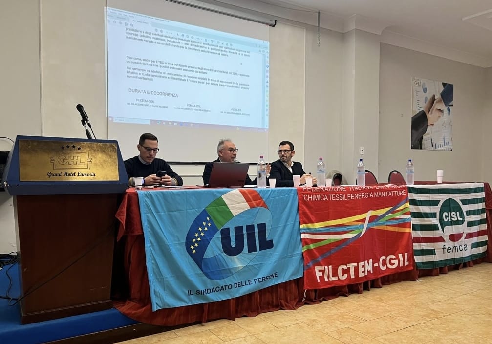 Filctem Cgil Femca Cisl Uiltec Uil