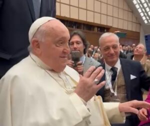 Fulvio Scarpino e Papa Francesco