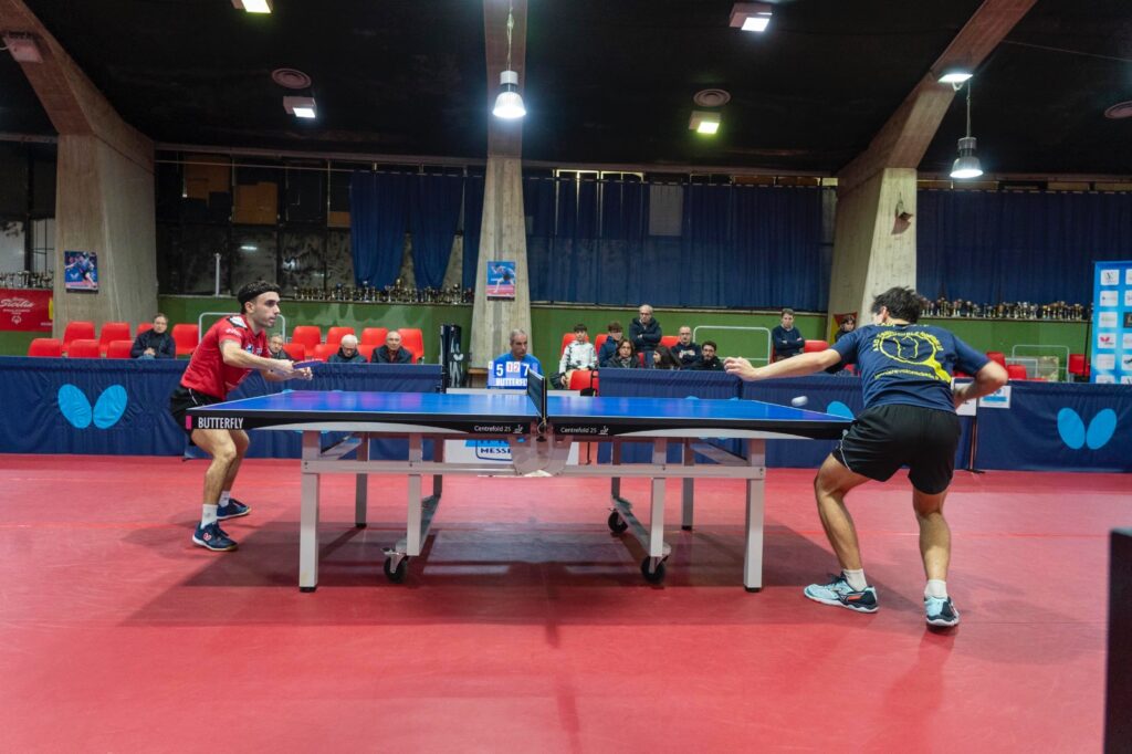 Giovannetti in azione Top Spin Messina