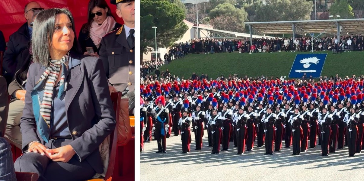Giusi Princi e Giuramento Allievi Carabinieri
