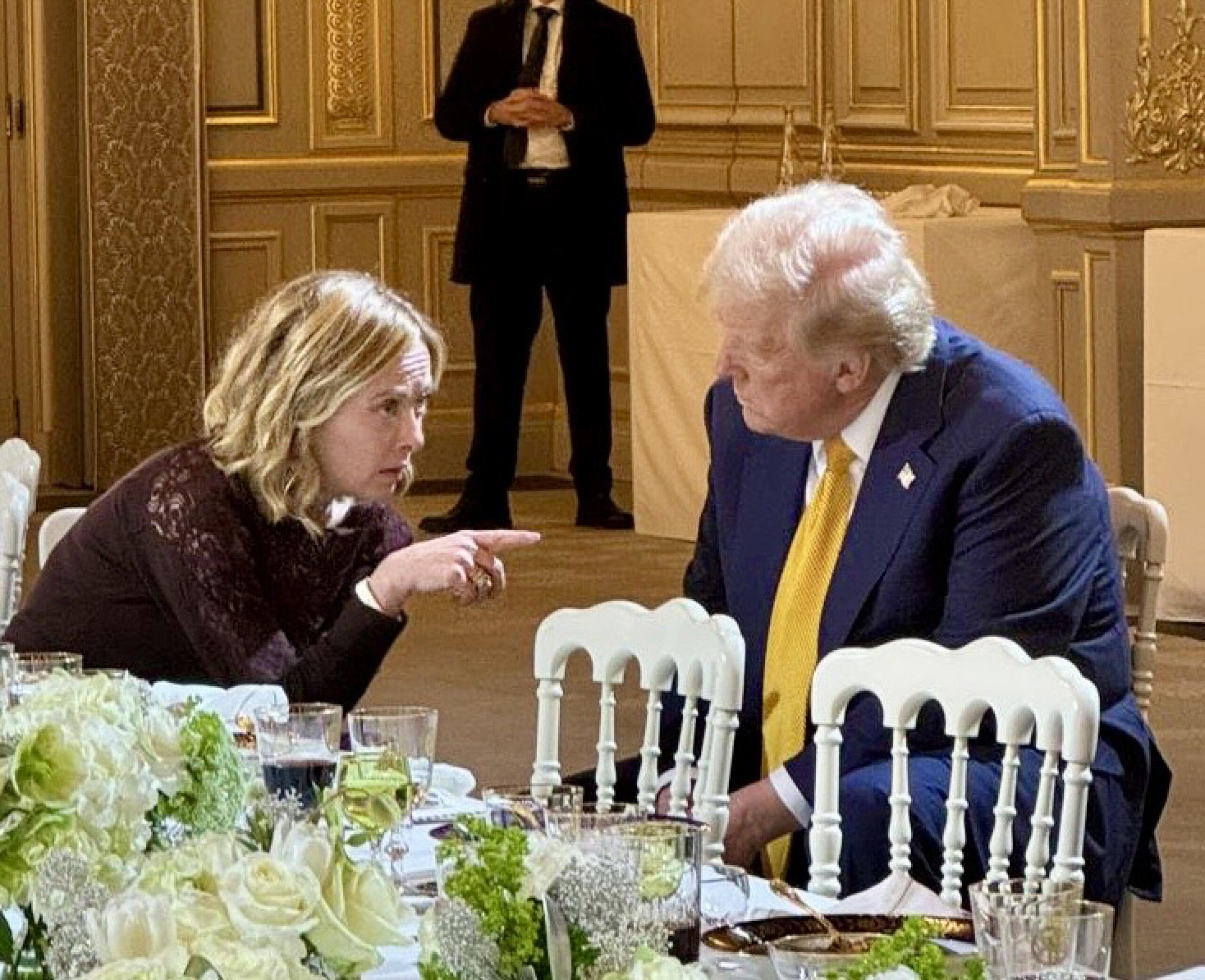 ++ Aereo Meloni verso gli Usa, stasera incontro con Trump ++
