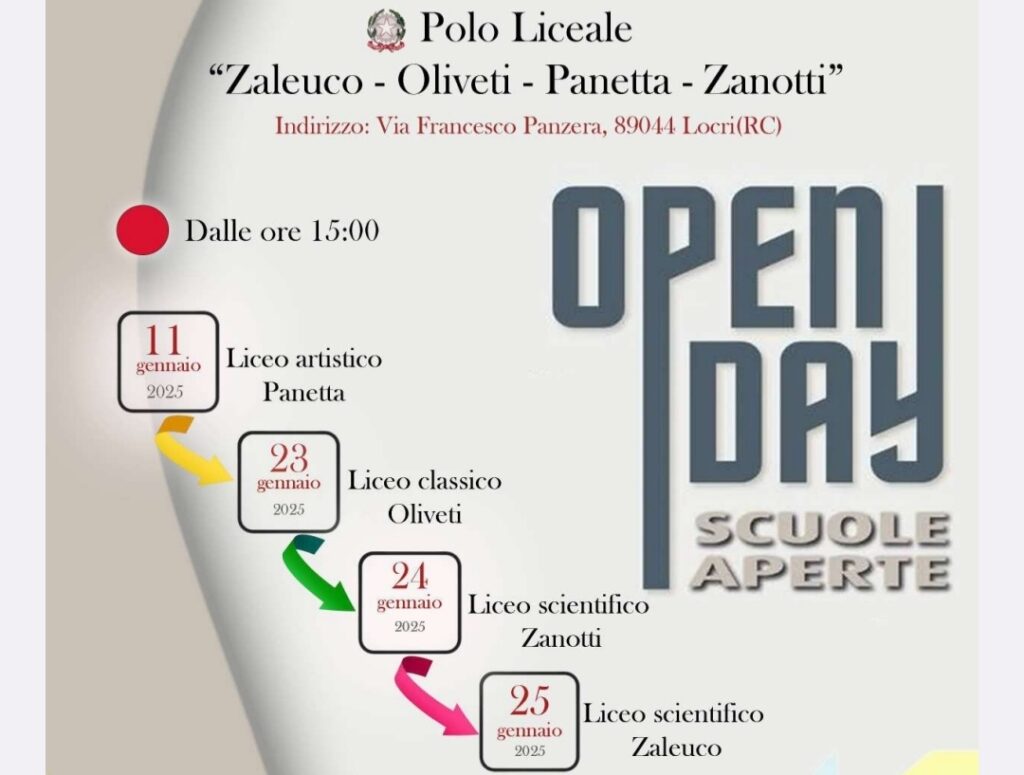 Open Day Polo Liceale Zaleuco