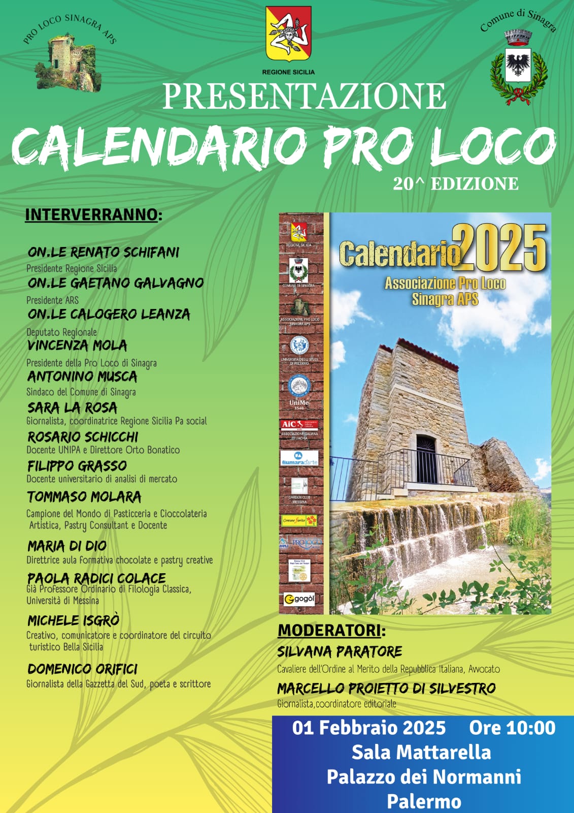 Presentazione calendario della Pro Loco locandina