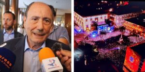 Schifani e Capodanno Catania dall'alto